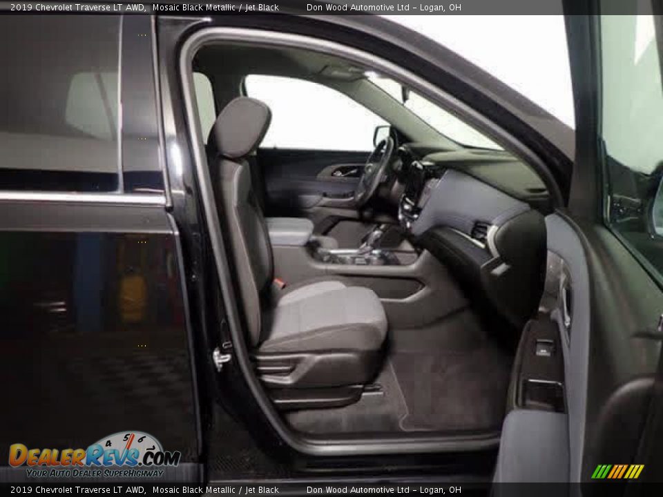 2019 Chevrolet Traverse LT AWD Mosaic Black Metallic / Jet Black Photo #34