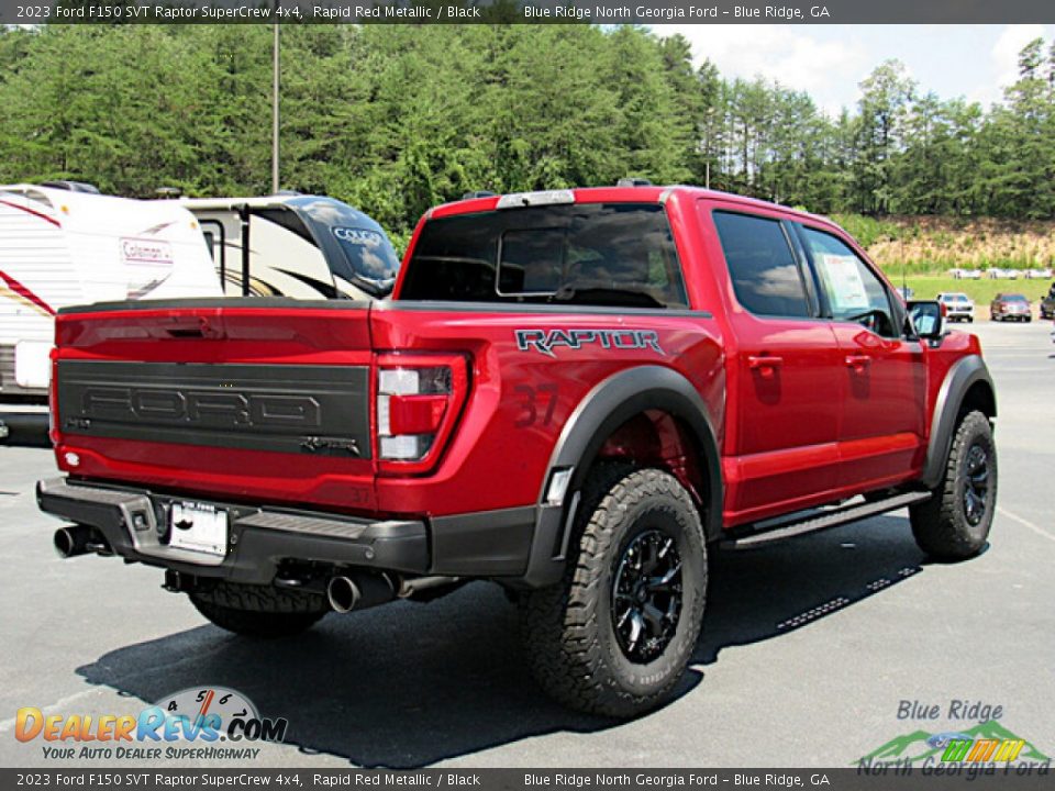 2023 Ford F150 SVT Raptor SuperCrew 4x4 Rapid Red Metallic / Black Photo #6