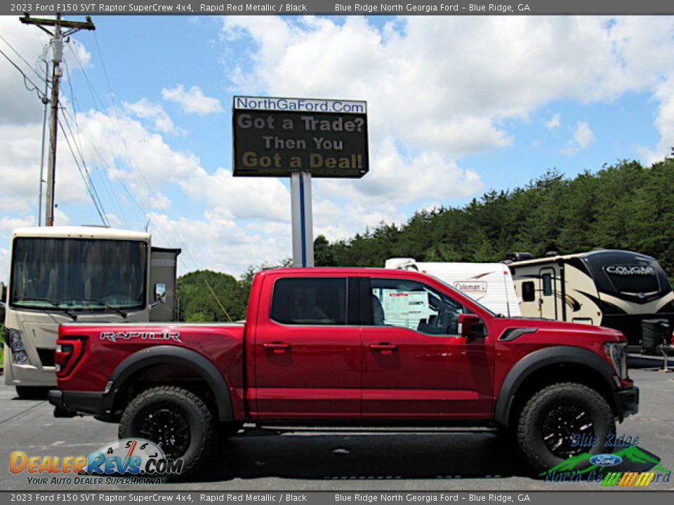 2023 Ford F150 SVT Raptor SuperCrew 4x4 Rapid Red Metallic / Black Photo #7