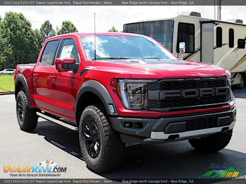 2023 Ford F150 SVT Raptor SuperCrew 4x4 Rapid Red Metallic / Black Photo #8