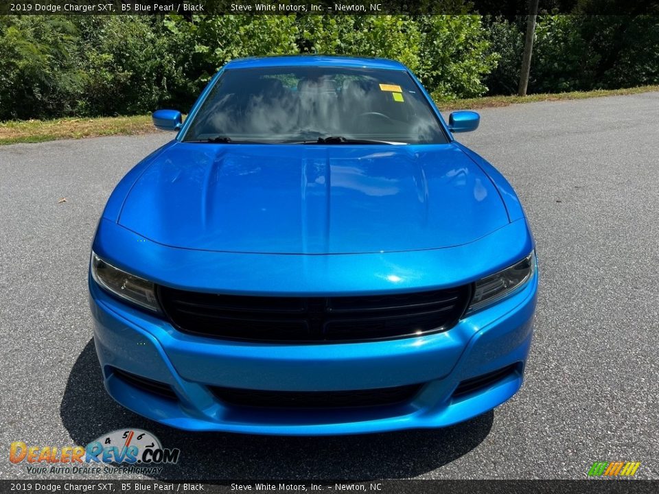 2019 Dodge Charger SXT B5 Blue Pearl / Black Photo #4