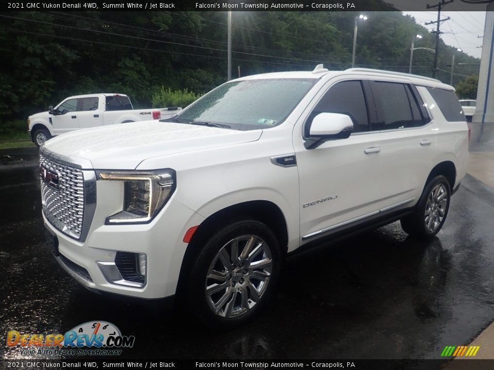 2021 GMC Yukon Denali 4WD Summit White / Jet Black Photo #7