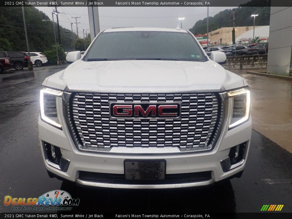 2021 GMC Yukon Denali 4WD Summit White / Jet Black Photo #8