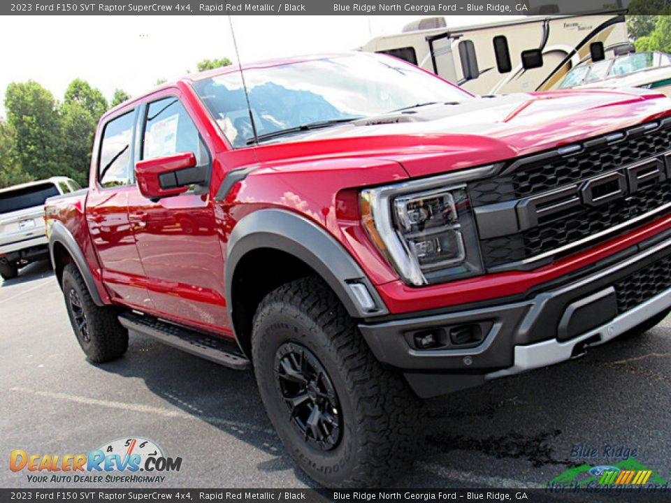 2023 Ford F150 SVT Raptor SuperCrew 4x4 Rapid Red Metallic / Black Photo #33