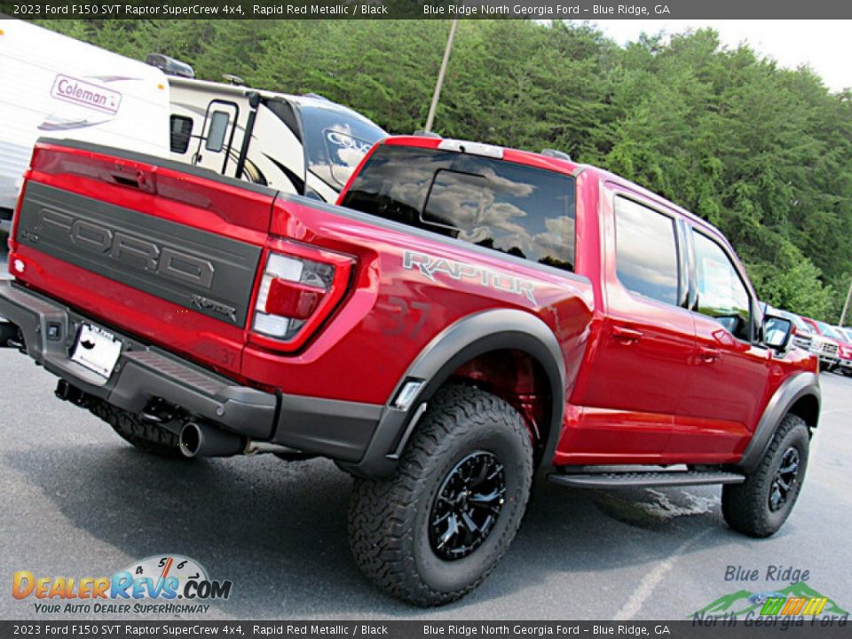 2023 Ford F150 SVT Raptor SuperCrew 4x4 Rapid Red Metallic / Black Photo #34