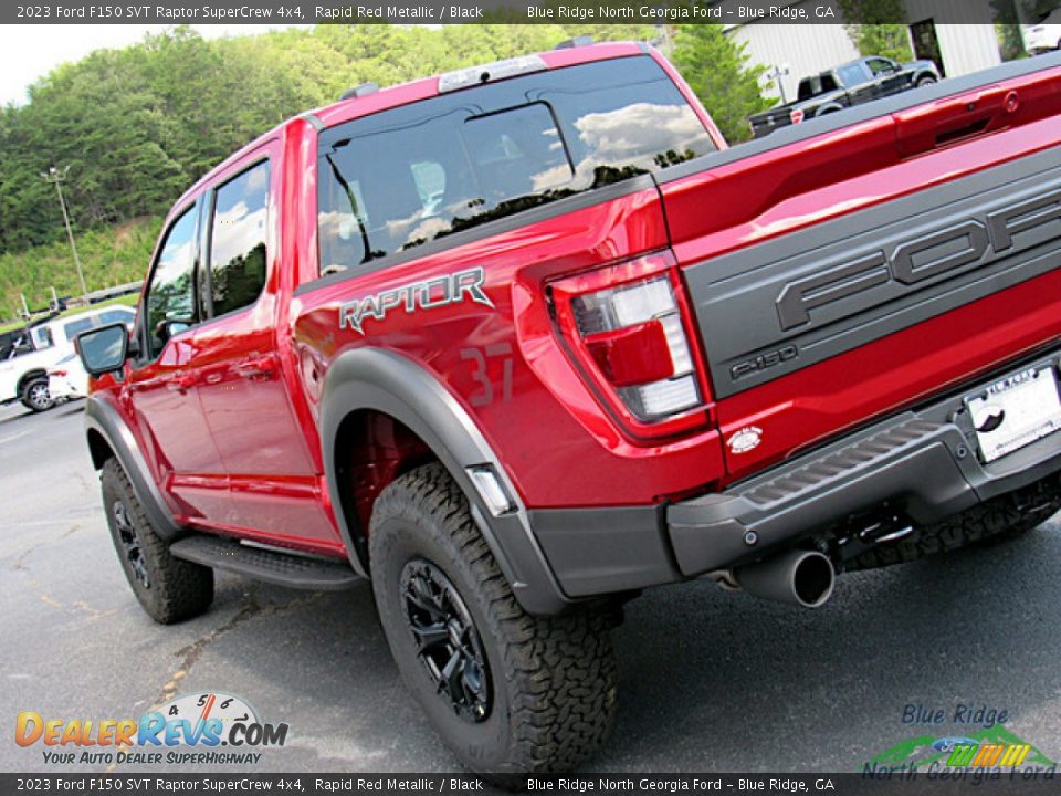 2023 Ford F150 SVT Raptor SuperCrew 4x4 Rapid Red Metallic / Black Photo #35