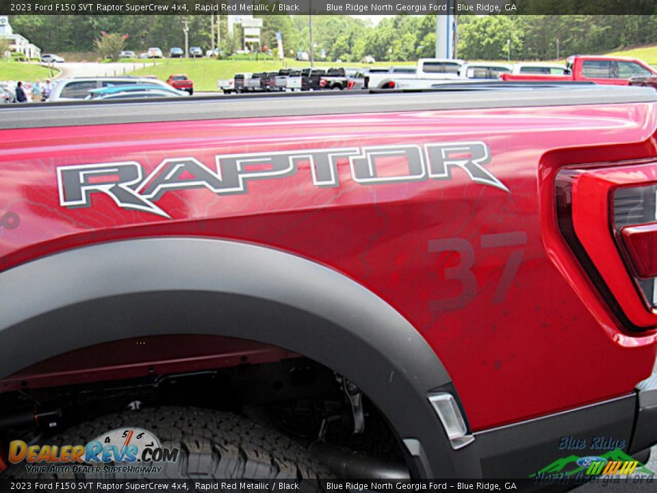 2023 Ford F150 SVT Raptor SuperCrew 4x4 Rapid Red Metallic / Black Photo #36