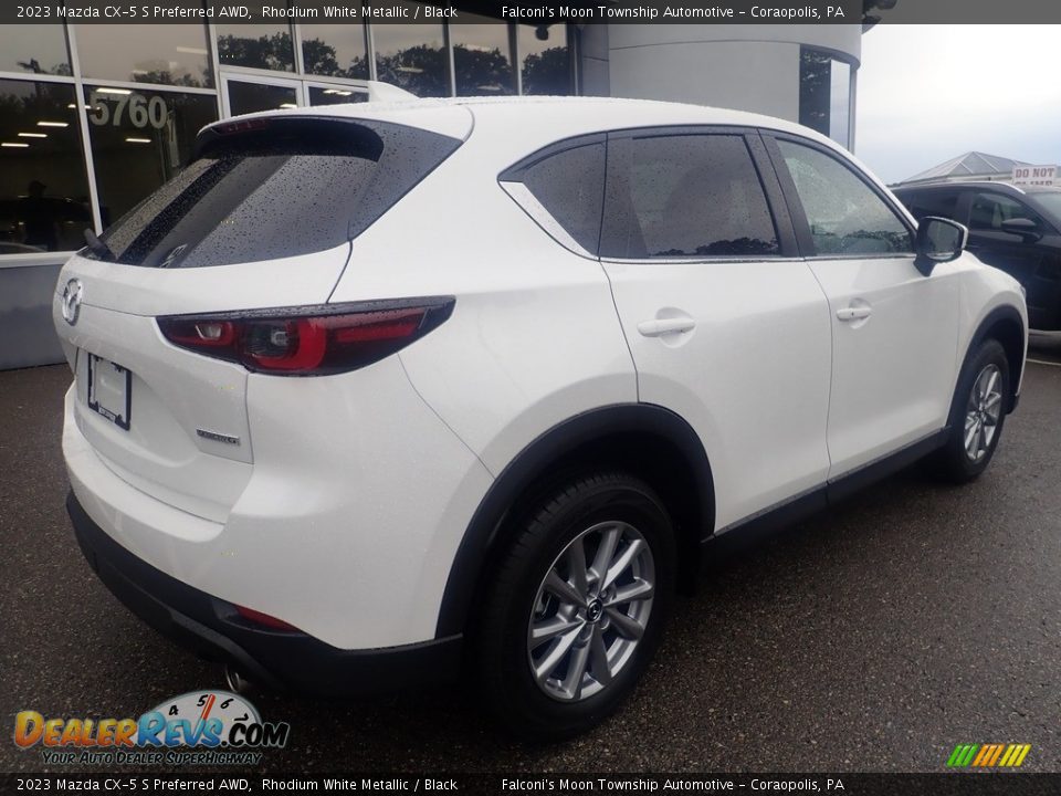 2023 Mazda CX-5 S Preferred AWD Rhodium White Metallic / Black Photo #2