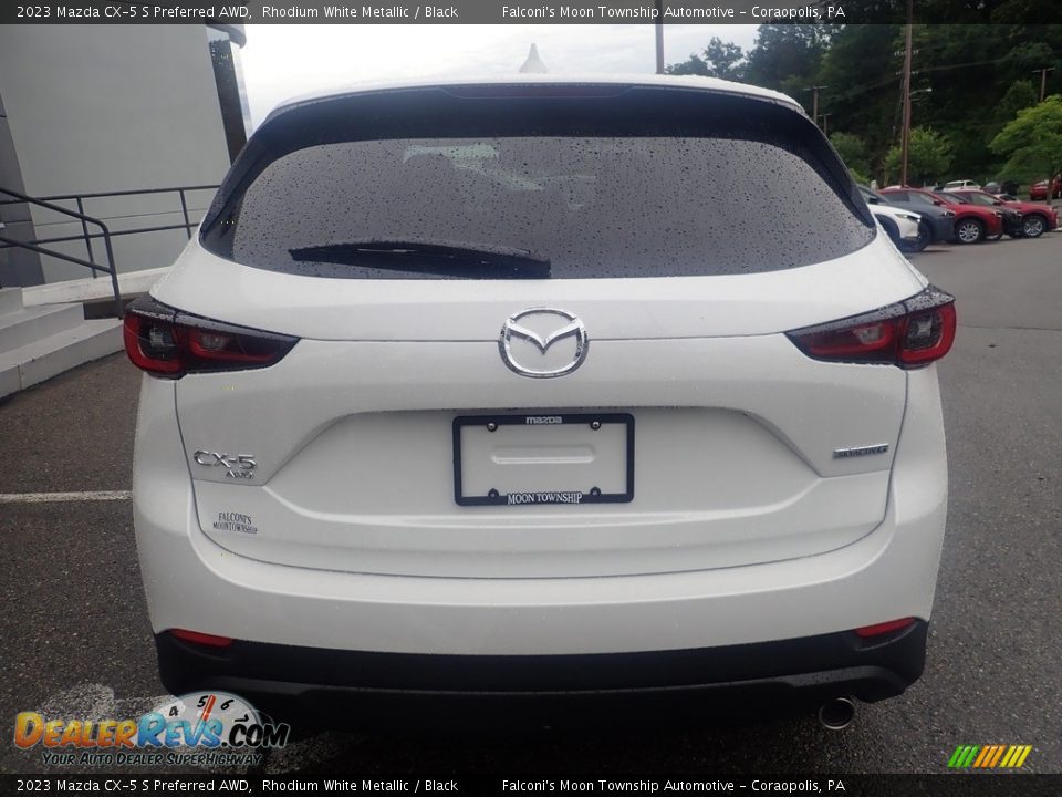 2023 Mazda CX-5 S Preferred AWD Rhodium White Metallic / Black Photo #3