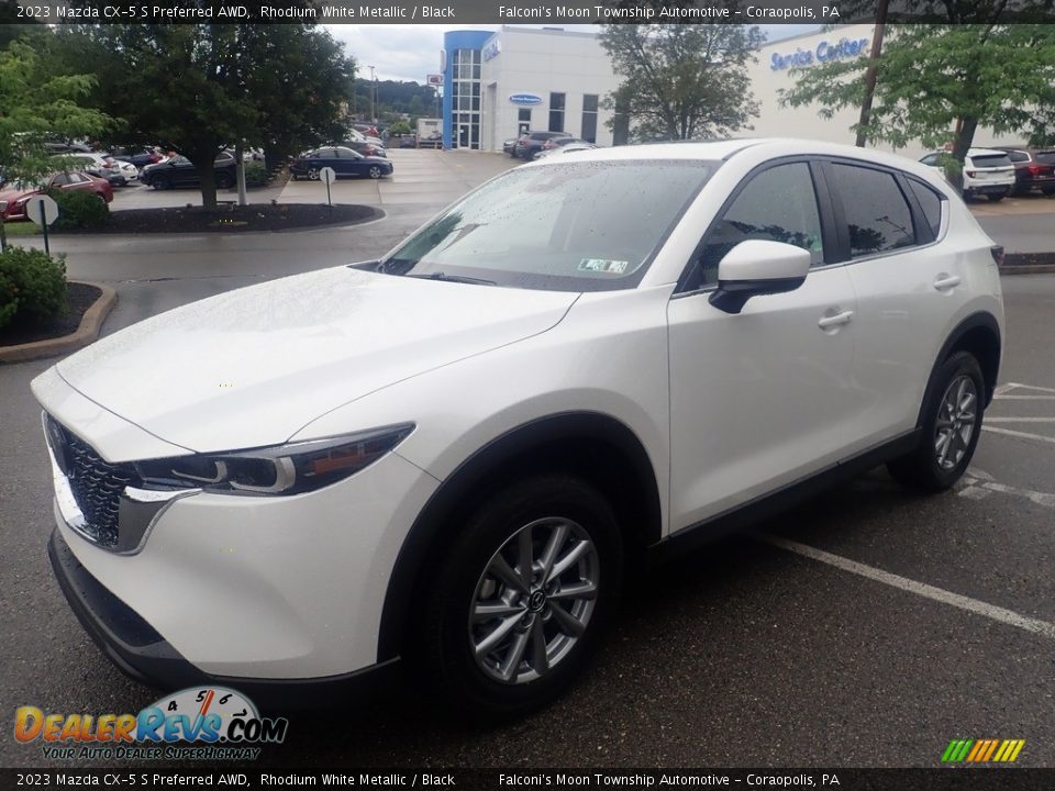 2023 Mazda CX-5 S Preferred AWD Rhodium White Metallic / Black Photo #7