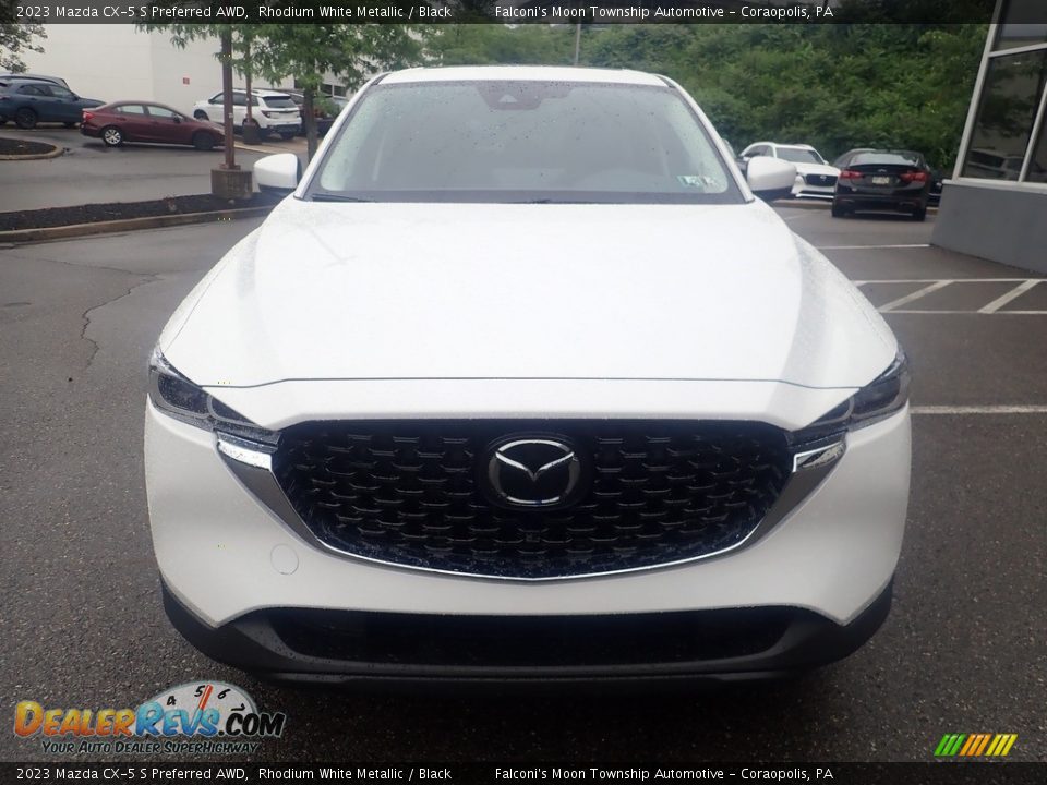 2023 Mazda CX-5 S Preferred AWD Rhodium White Metallic / Black Photo #8