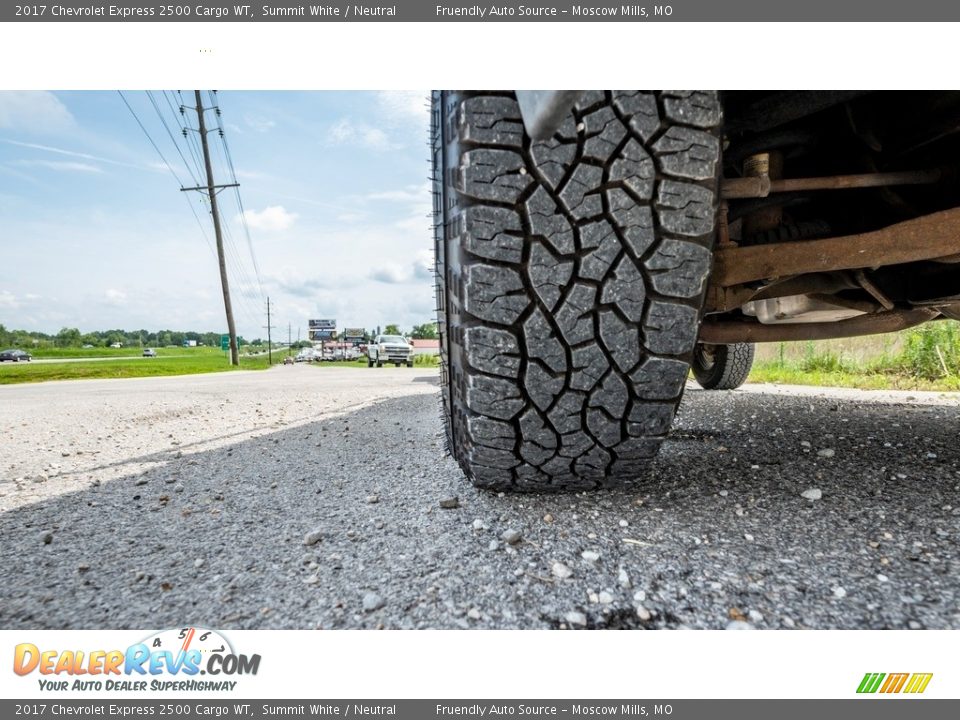 2017 Chevrolet Express 2500 Cargo WT Summit White / Neutral Photo #10