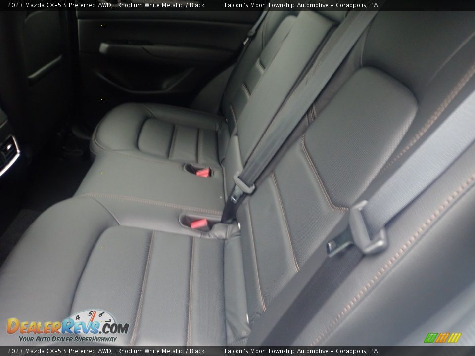 2023 Mazda CX-5 S Preferred AWD Rhodium White Metallic / Black Photo #12