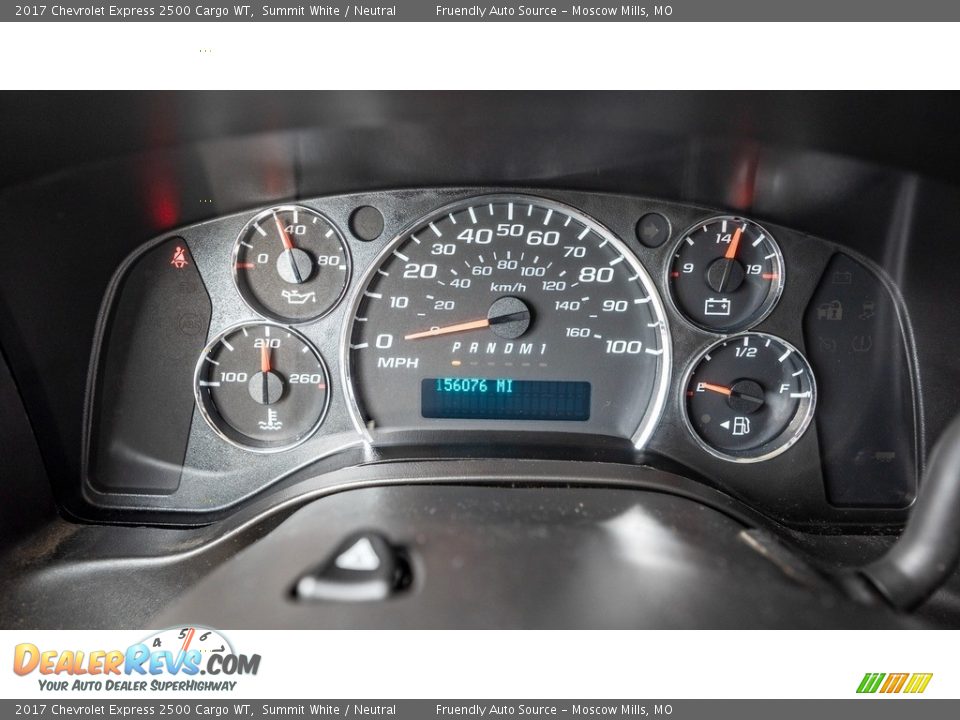 2017 Chevrolet Express 2500 Cargo WT Summit White / Neutral Photo #28