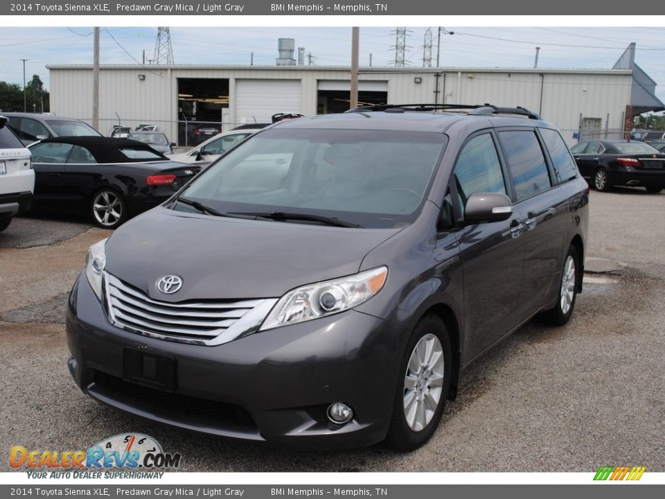 2014 Toyota Sienna XLE Predawn Gray Mica / Light Gray Photo #1