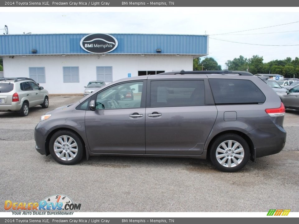 2014 Toyota Sienna XLE Predawn Gray Mica / Light Gray Photo #2