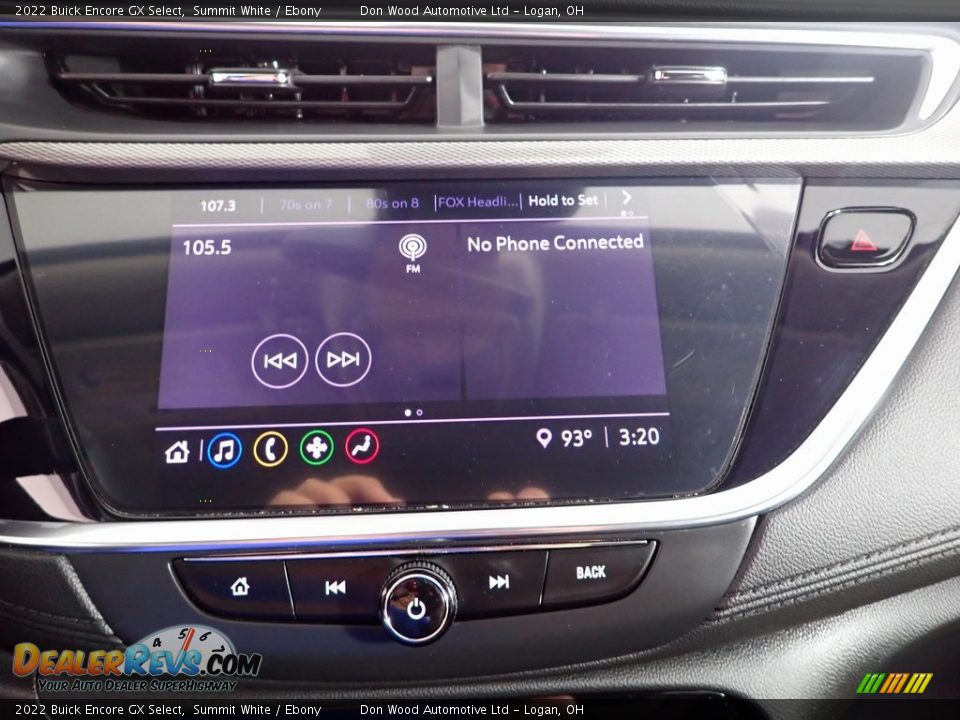 2022 Buick Encore GX Select Summit White / Ebony Photo #16