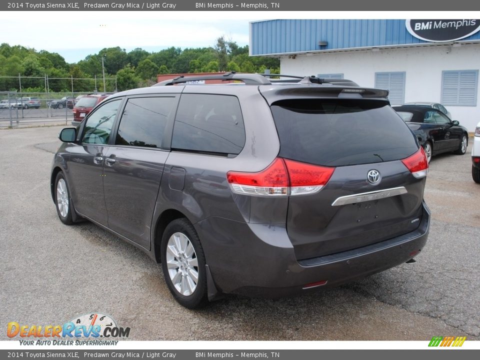 2014 Toyota Sienna XLE Predawn Gray Mica / Light Gray Photo #3