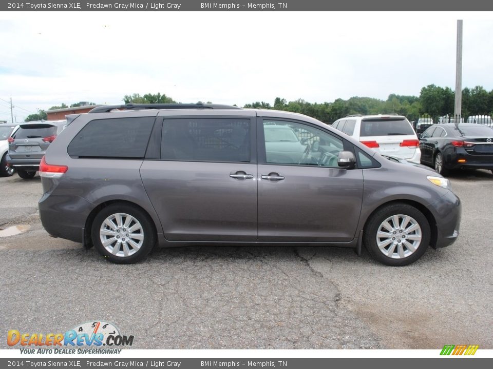 2014 Toyota Sienna XLE Predawn Gray Mica / Light Gray Photo #6