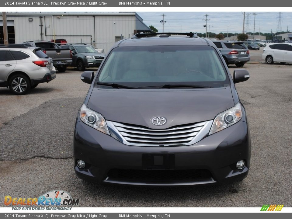 2014 Toyota Sienna XLE Predawn Gray Mica / Light Gray Photo #8