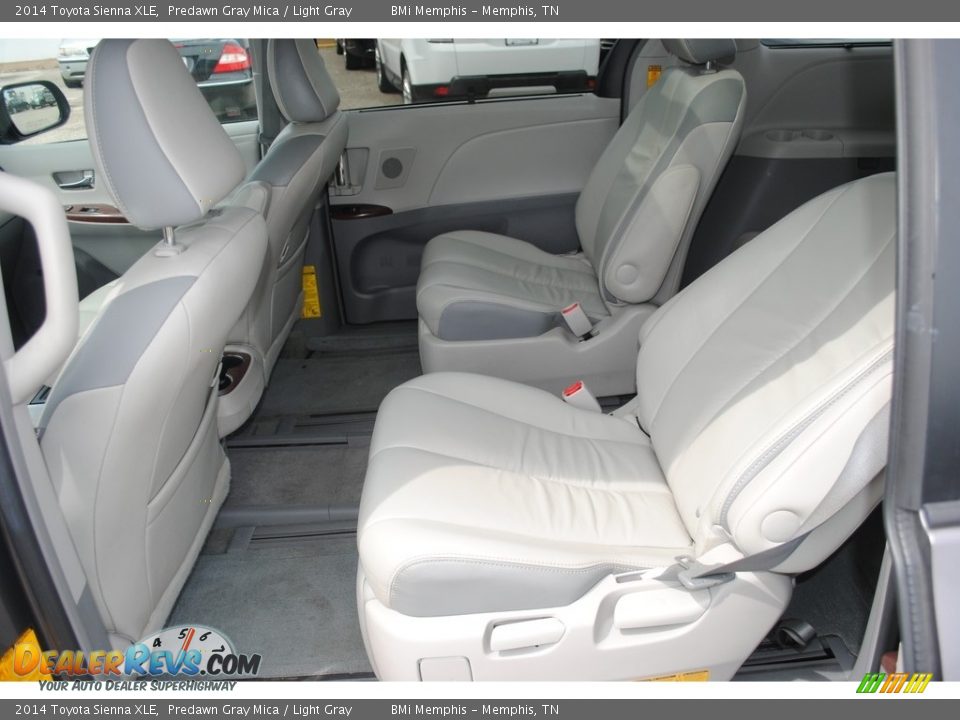 2014 Toyota Sienna XLE Predawn Gray Mica / Light Gray Photo #23