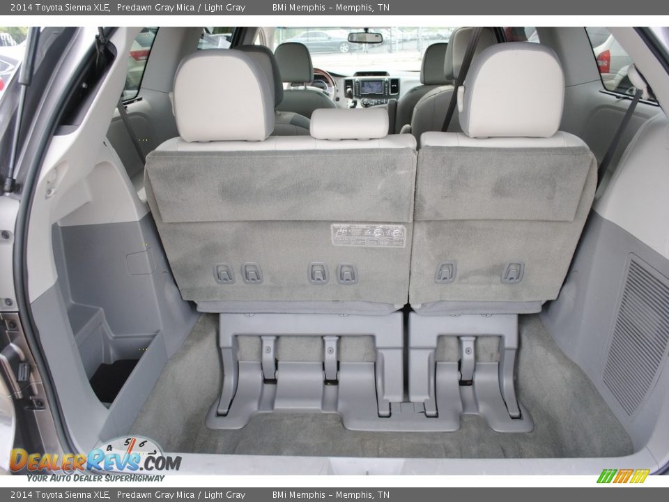 2014 Toyota Sienna XLE Predawn Gray Mica / Light Gray Photo #26