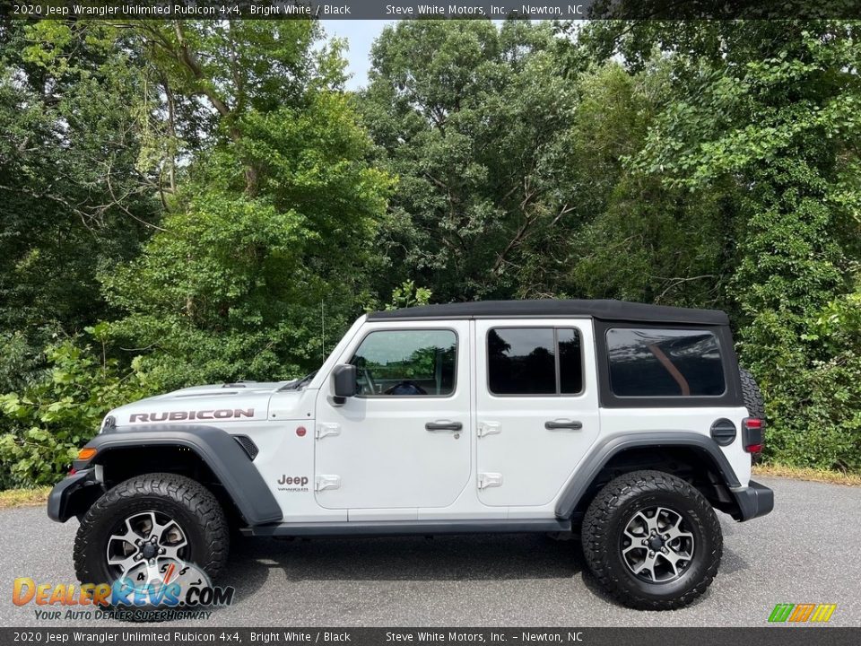 Bright White 2020 Jeep Wrangler Unlimited Rubicon 4x4 Photo #1