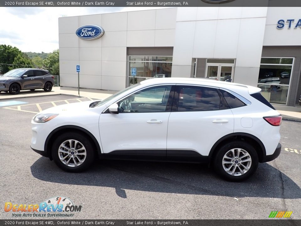 Oxford White 2020 Ford Escape SE 4WD Photo #2