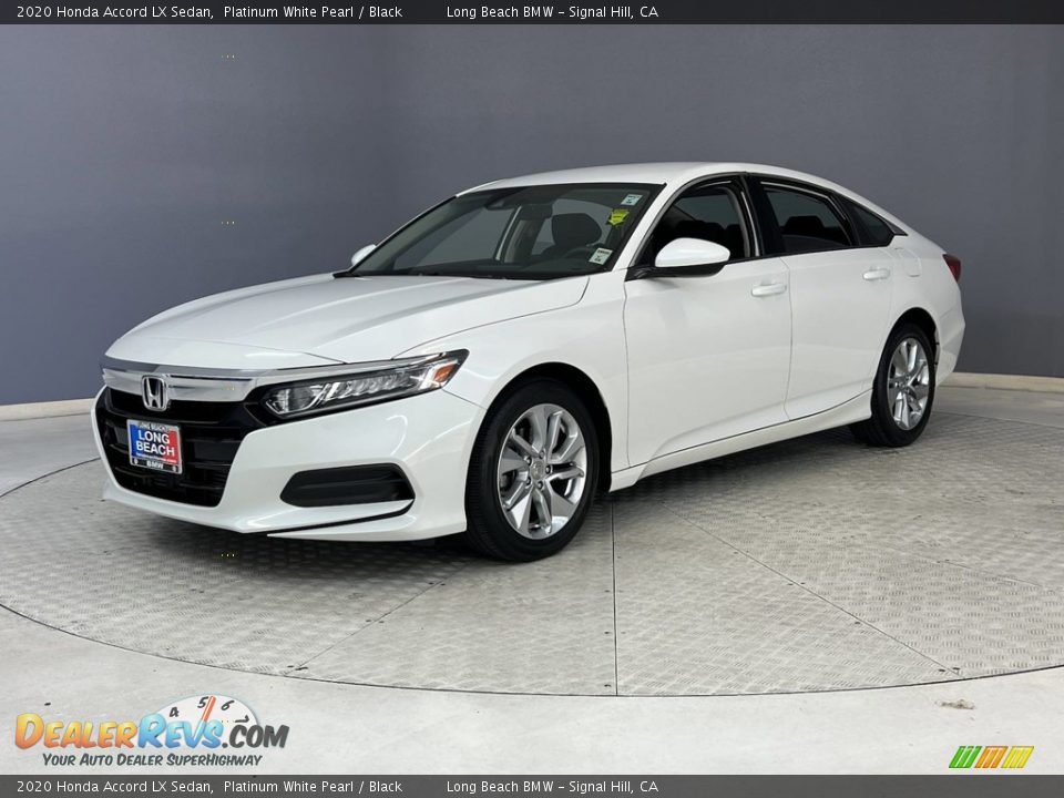 2020 Honda Accord LX Sedan Platinum White Pearl / Black Photo #2