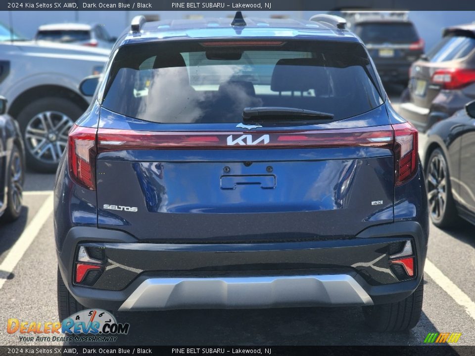 2024 Kia Seltos SX AWD Dark Ocean Blue / Black Photo #4