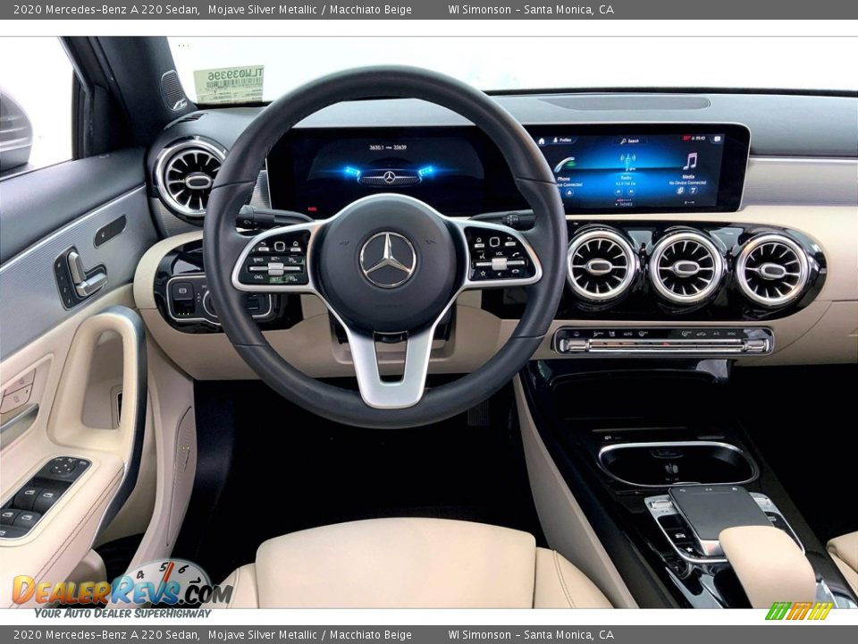 2020 Mercedes-Benz A 220 Sedan Mojave Silver Metallic / Macchiato Beige Photo #4