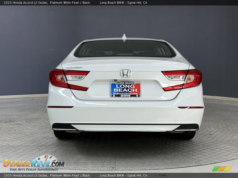 2020 Honda Accord LX Sedan Platinum White Pearl / Black Photo #5