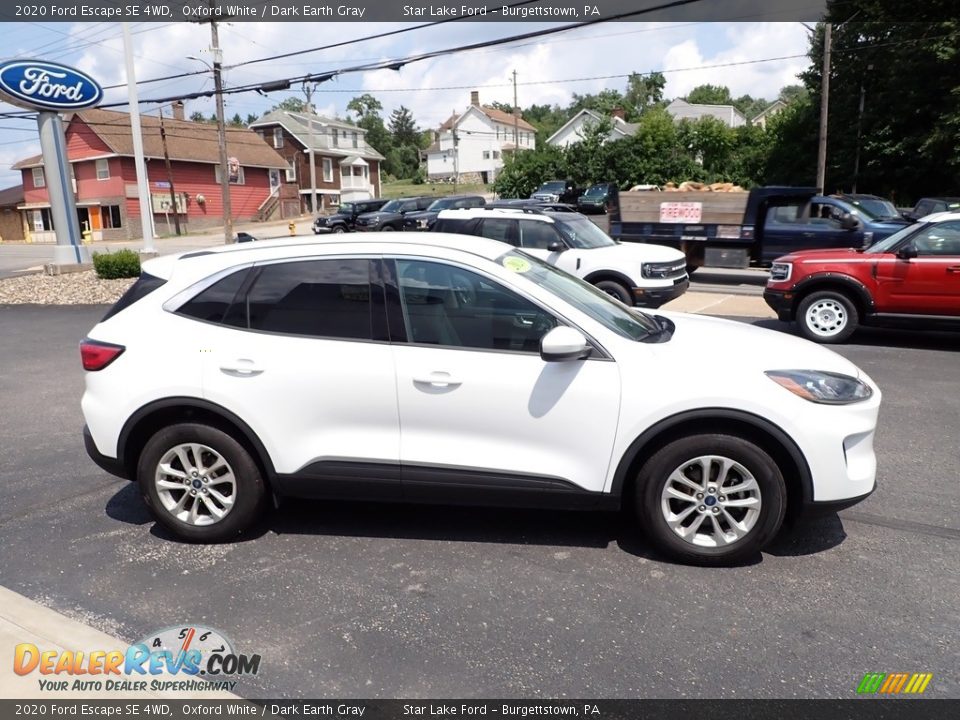 Oxford White 2020 Ford Escape SE 4WD Photo #6