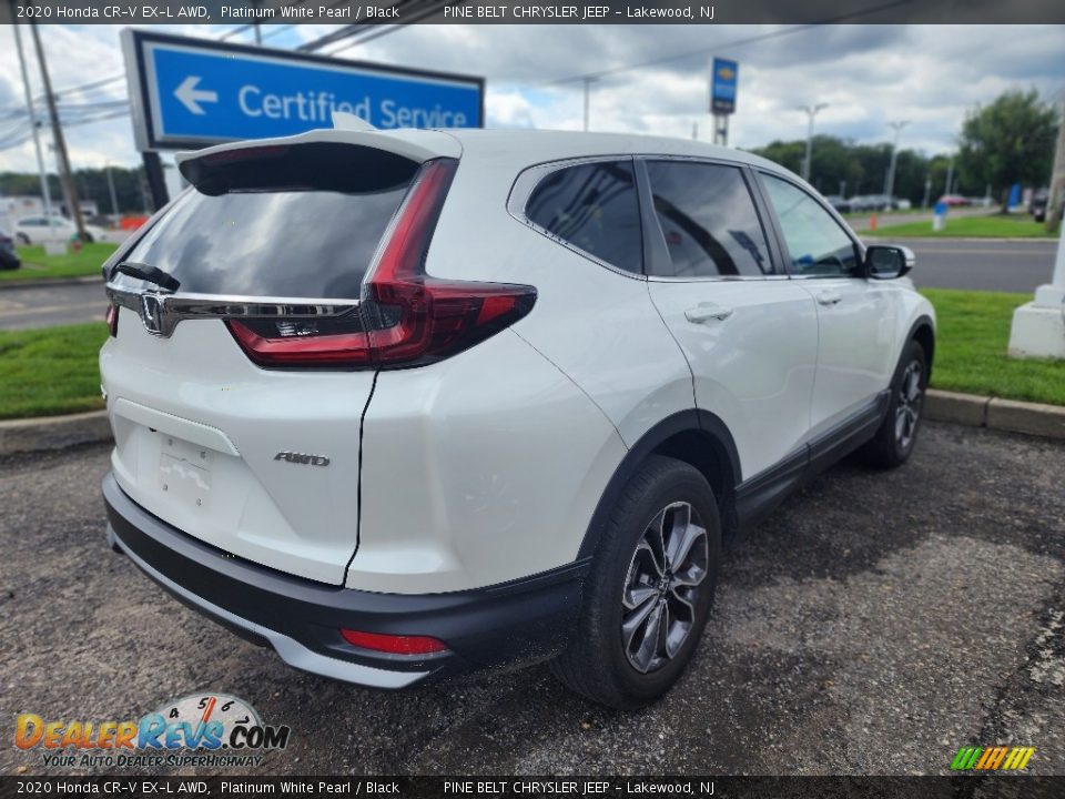 2020 Honda CR-V EX-L AWD Platinum White Pearl / Black Photo #3