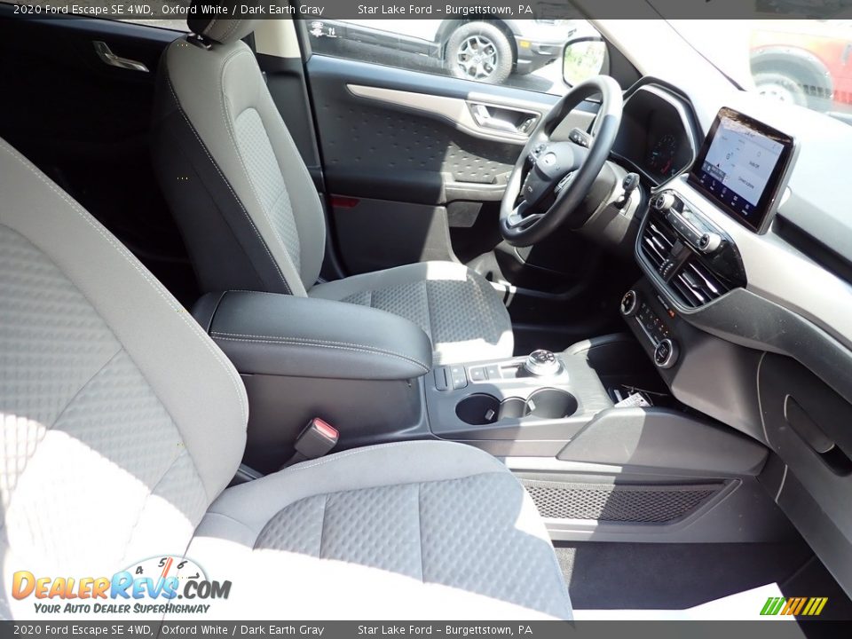 2020 Ford Escape SE 4WD Oxford White / Dark Earth Gray Photo #9