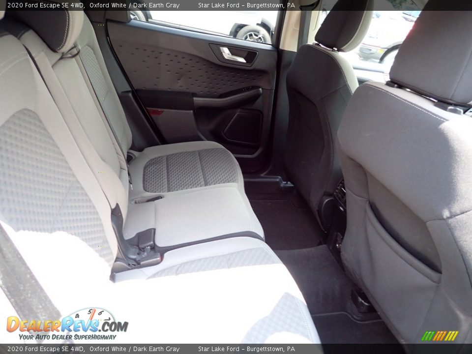 2020 Ford Escape SE 4WD Oxford White / Dark Earth Gray Photo #10