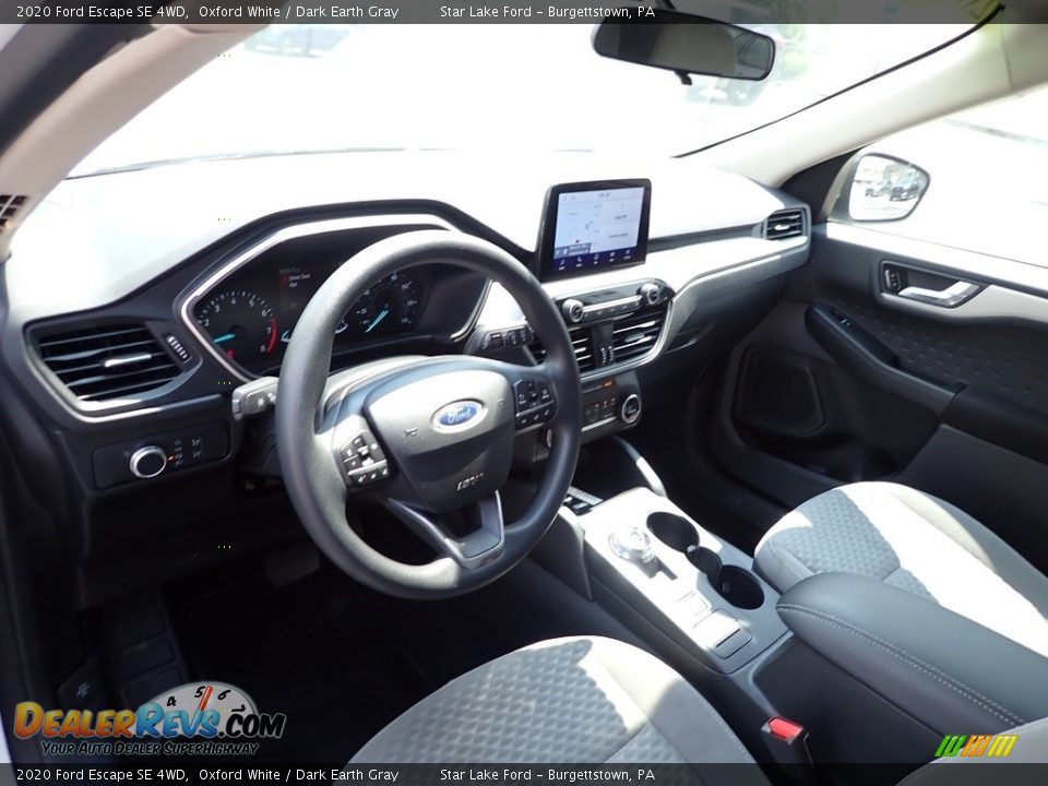 2020 Ford Escape SE 4WD Oxford White / Dark Earth Gray Photo #12
