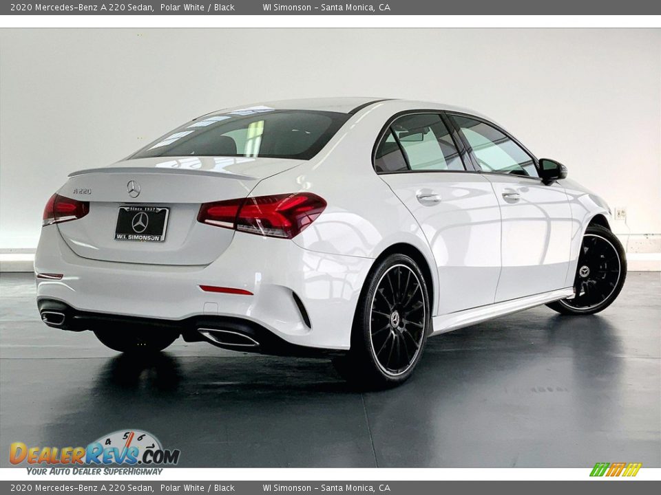 2020 Mercedes-Benz A 220 Sedan Polar White / Black Photo #13