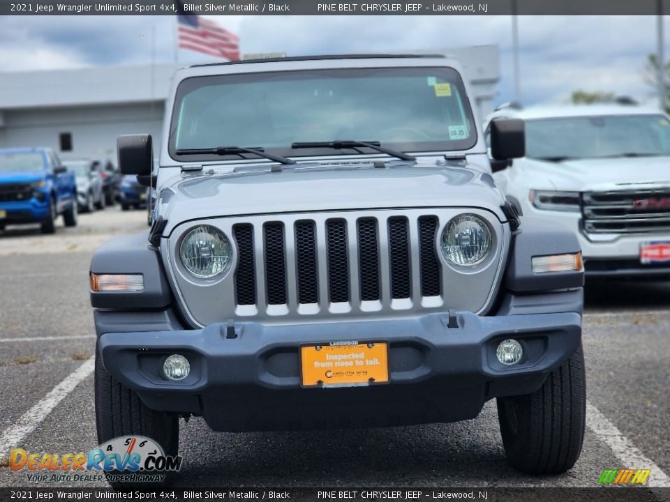 2021 Jeep Wrangler Unlimited Sport 4x4 Billet Silver Metallic / Black Photo #2