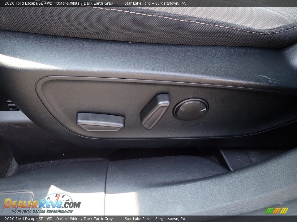 2020 Ford Escape SE 4WD Oxford White / Dark Earth Gray Photo #14