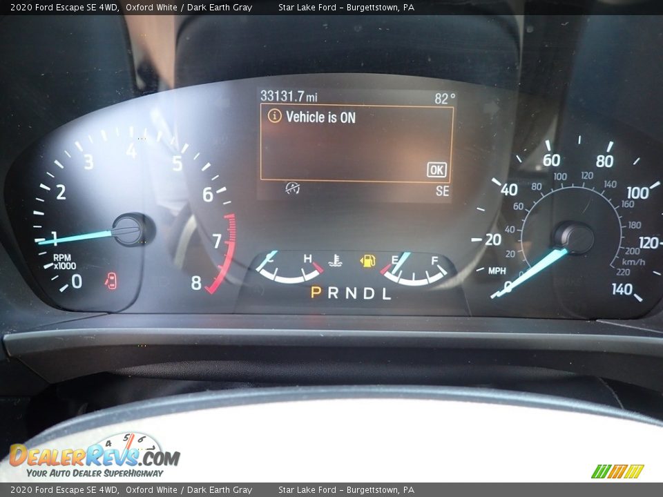 2020 Ford Escape SE 4WD Oxford White / Dark Earth Gray Photo #17