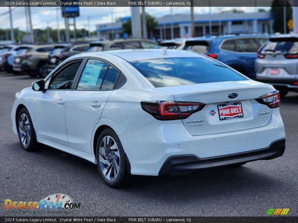 2024 Subaru Legacy Limited Crystal White Pearl / Slate Black Photo #4