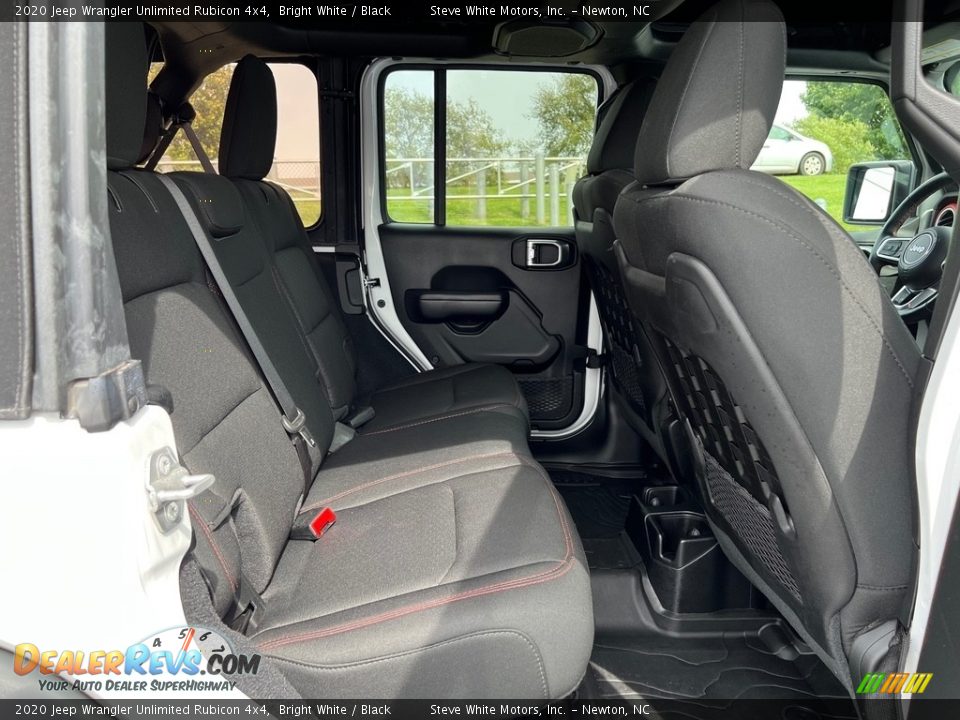 Rear Seat of 2020 Jeep Wrangler Unlimited Rubicon 4x4 Photo #17