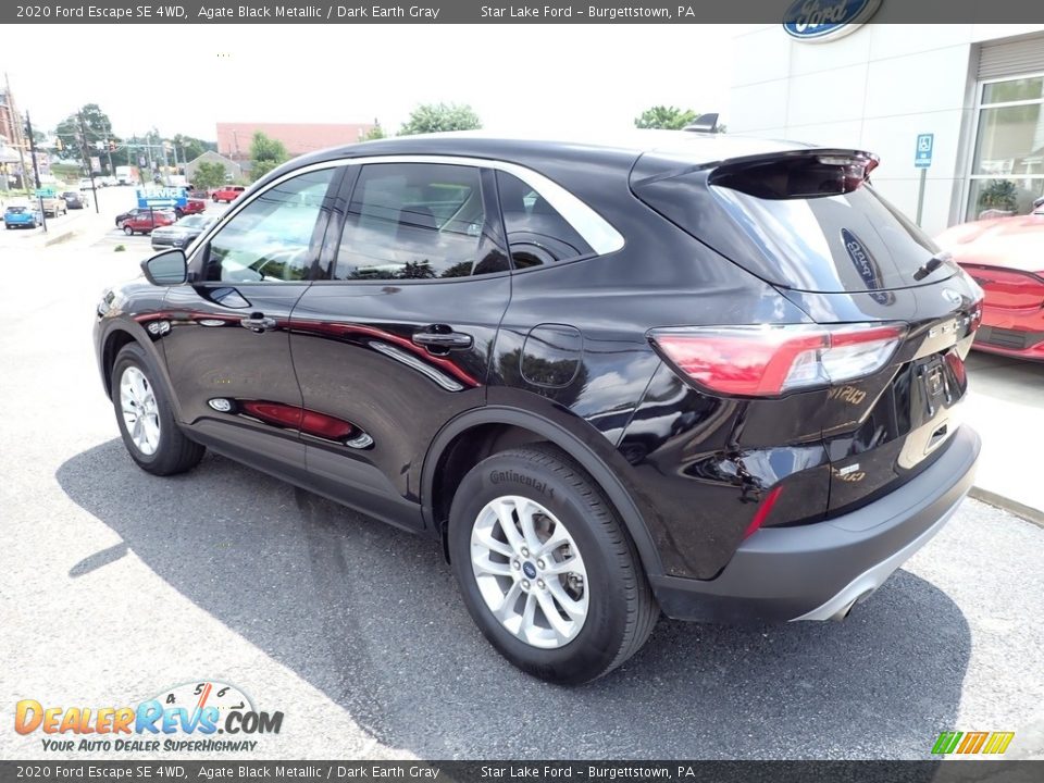 2020 Ford Escape SE 4WD Agate Black Metallic / Dark Earth Gray Photo #3