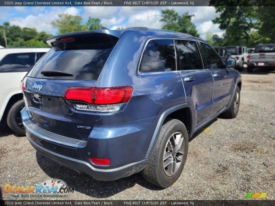 2020 Jeep Grand Cherokee Limited 4x4 Slate Blue Pearl / Black Photo #3