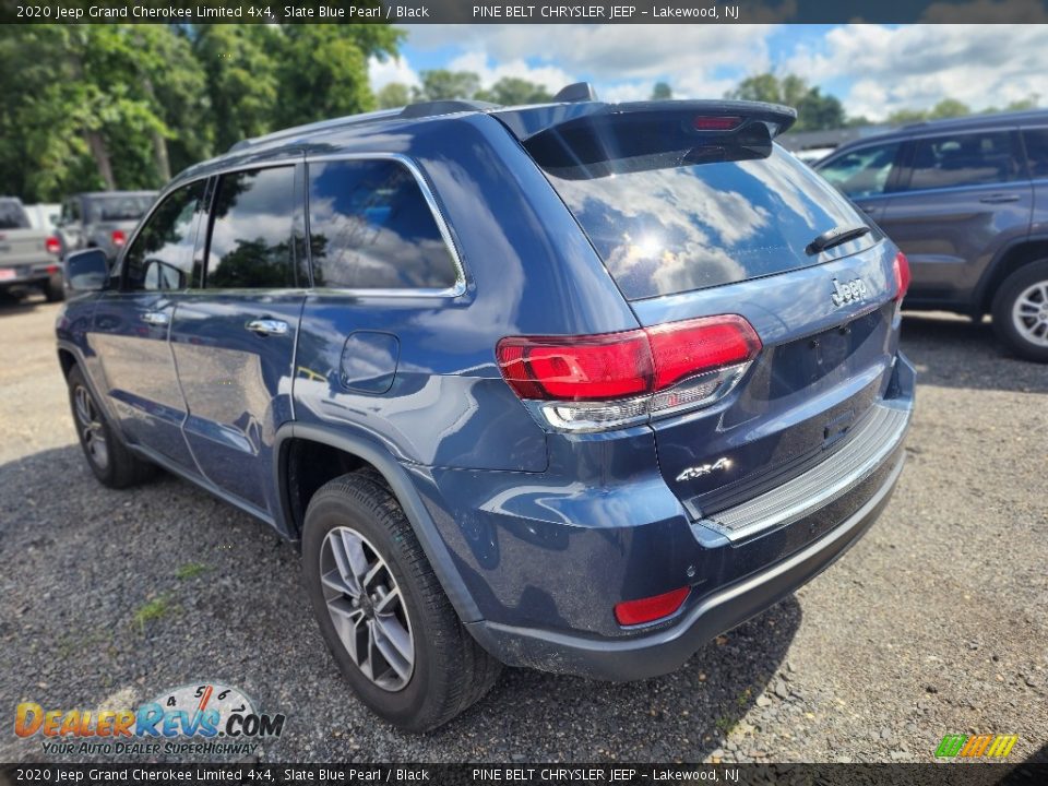 2020 Jeep Grand Cherokee Limited 4x4 Slate Blue Pearl / Black Photo #4