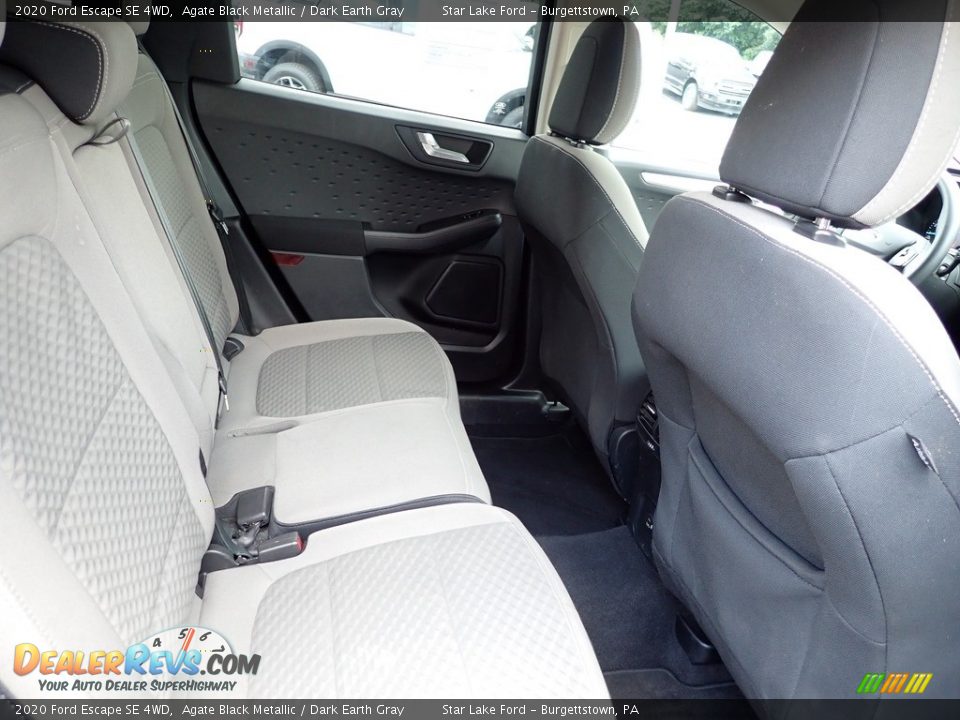 2020 Ford Escape SE 4WD Agate Black Metallic / Dark Earth Gray Photo #10