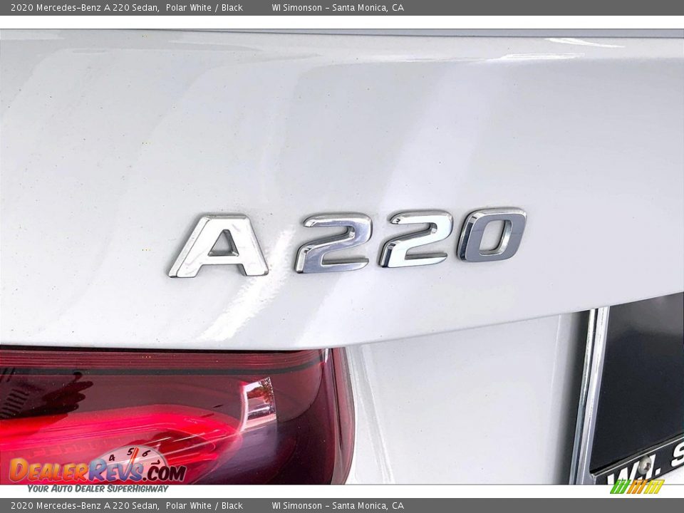 2020 Mercedes-Benz A 220 Sedan Polar White / Black Photo #31