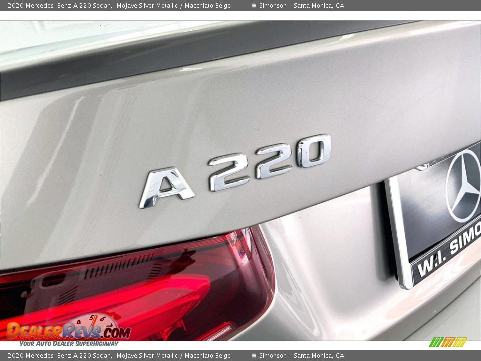 2020 Mercedes-Benz A 220 Sedan Mojave Silver Metallic / Macchiato Beige Photo #31