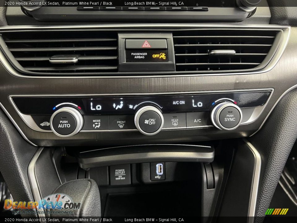 2020 Honda Accord LX Sedan Platinum White Pearl / Black Photo #32